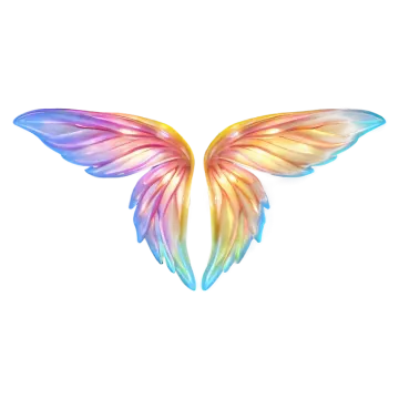 an image of a rainbow colored butterfly