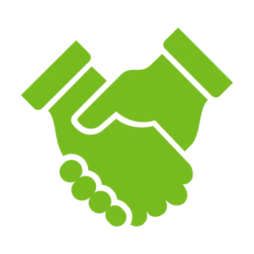 two hands shaking over each other hands