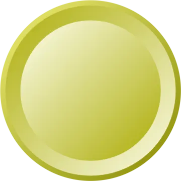 a yellow button on a white background