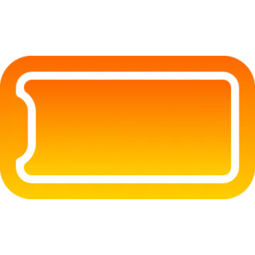a yellow battery icon on a white background