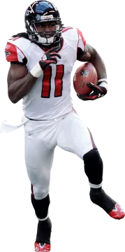 a football player is running with the ball