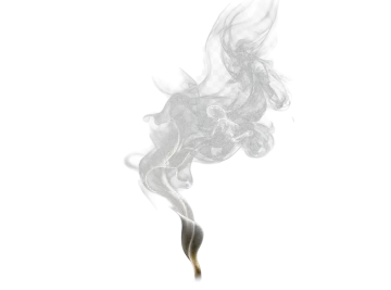 smoke on a white background