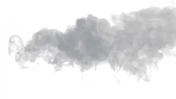 smoke on a white background