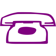 an image of a purple phone