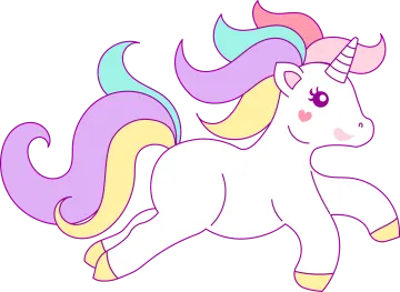 a drawing of a unicorn