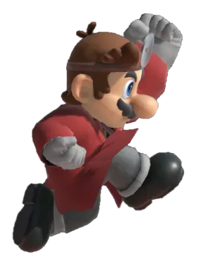 an image of a mario running in the air