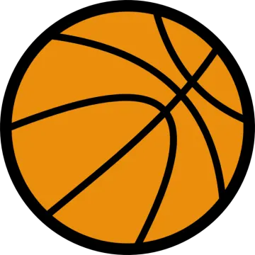 a basketball ball on a white background
