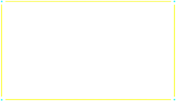 a white square frame with a blue border around it