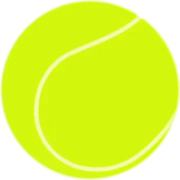 a tennis ball on a white background