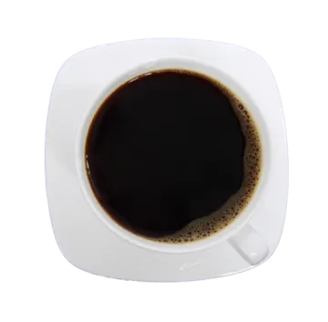 a cup of coffee on a saucer