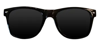 a pair of sunglasses on a white background