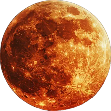 the full moon is shown in this image