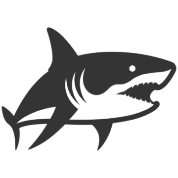 great white shark car decal sticker