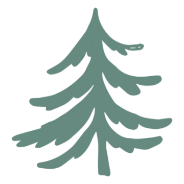 a green christmas tree