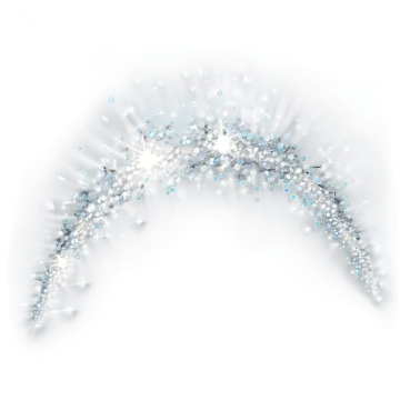 a white background with blue and silver stars