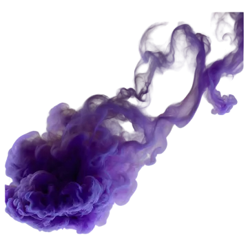 purple smoke on a white background