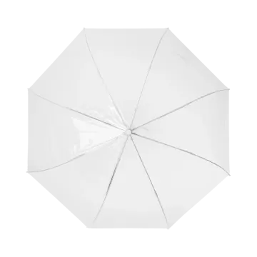 a white umbrella with an open top