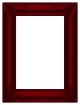 a red frame on a white background