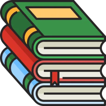 a stack of books