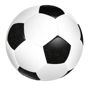 a soccer ball on a white background