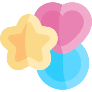 two hearts and a star