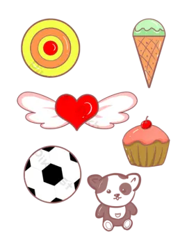 a bunch of different types of food