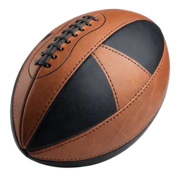 a football ball on a white background