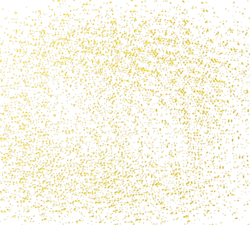 a white background with gold dots