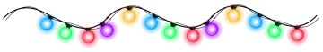 a line of light bulbs with different colors
