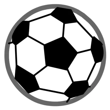 a soccer ball on a white background