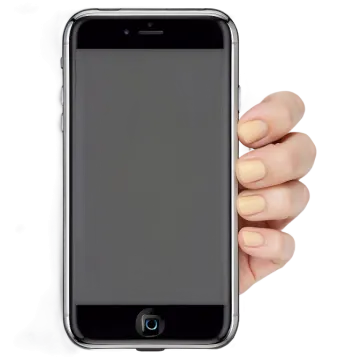 a person holding an iphone in their hand