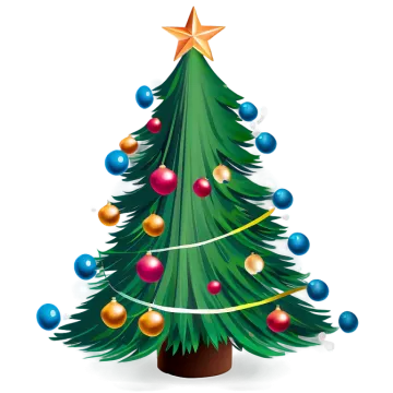 a christmas tree with ornaments on it