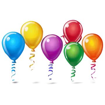 a group of colorful balloons