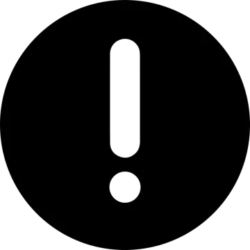a black and white icon of a question mark