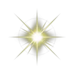 a yellow star with white background