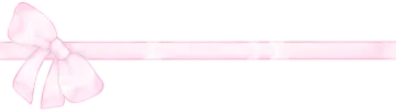 a pink ribbon with a bow on it