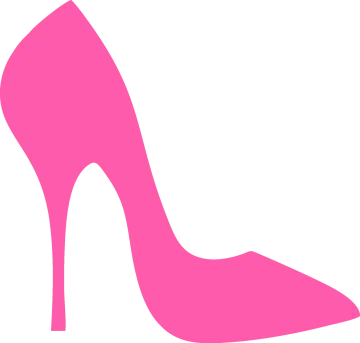a pink high heel shoe