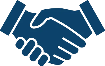 two hands shaking over each other hands