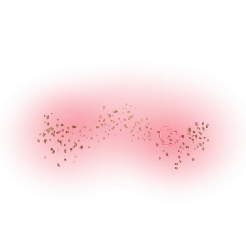a pink background with gold glitters on it