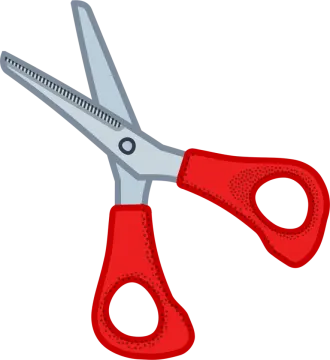 a pair of scissors