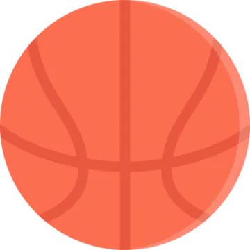 a basketball ball on a white background