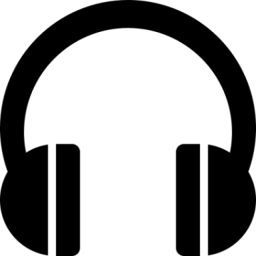 a headphone icon