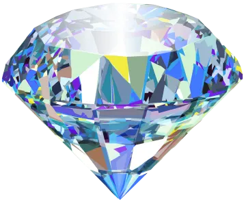 a diamond on a white background