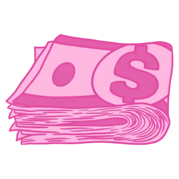 a pile of money