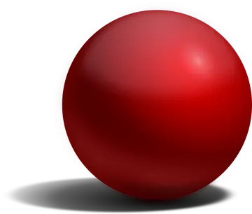 a red ball