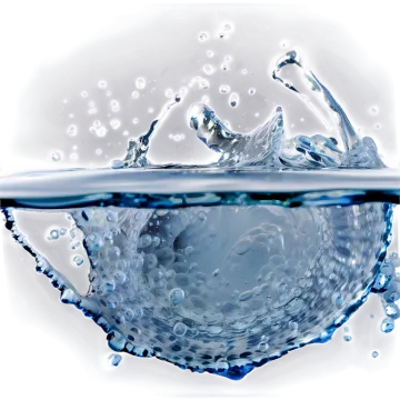 water splashing on a white surface