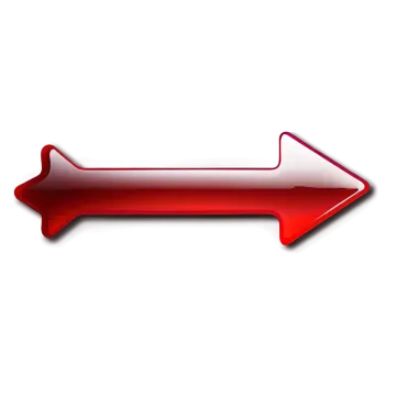 a red arrow icon on a white background