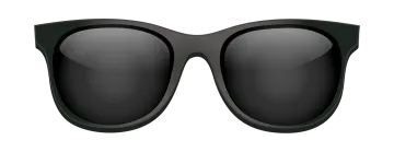 a pair of sunglasses on a white background