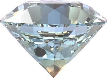 a diamond on a white background