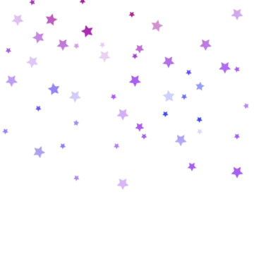 a white background with red and blue stars